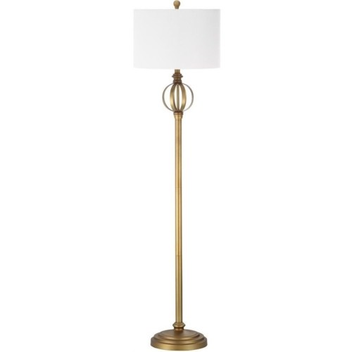 SAFAVIEH  Garden Sphere Floor Lamp In Gold And In White