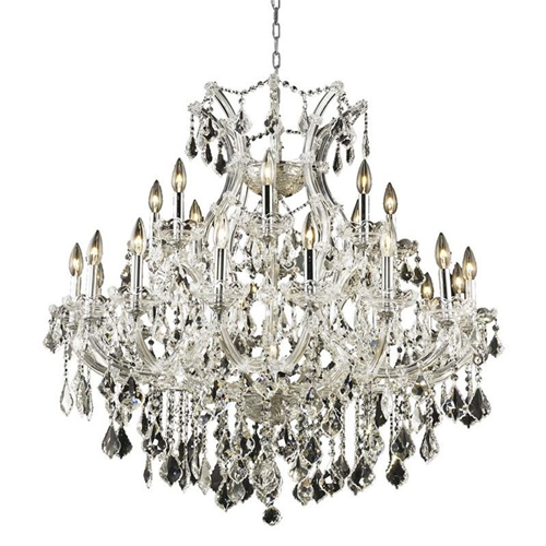 ELEGANT LIGHTING  Maria Theresa 36" 24 Light Royal Crystal Chandelier