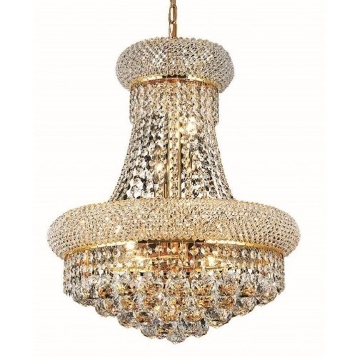 Elegant Lighting Primo 16" 8 Light Royal Crystal Chandelier