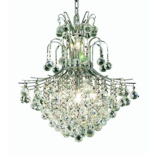 ELEGANT LIGHTING  Toureg 22" 11 Light Royal Crystal Chandelier