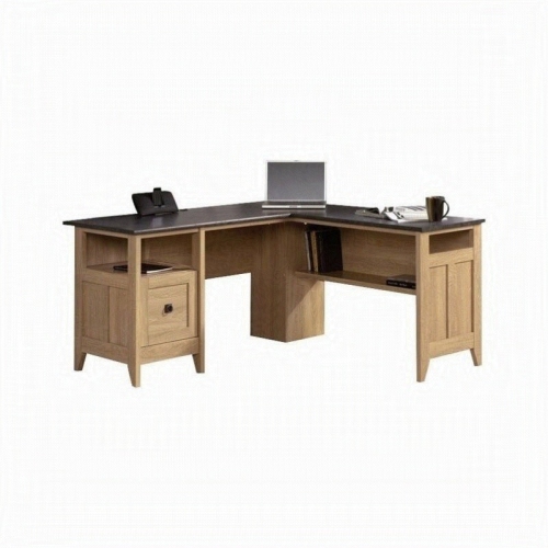 Pemberly Row L-Desk in Dover Oak