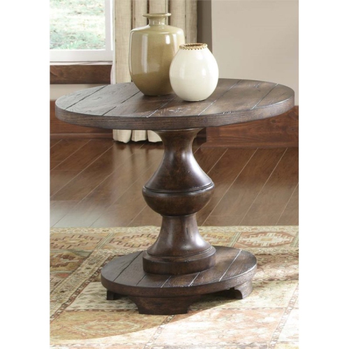 LIBERTY FURNITURE  Sedona End Table In Dark Brown
