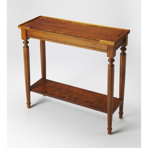 Butler Specialty Masterpiece Console Table in Olive Ash Burl