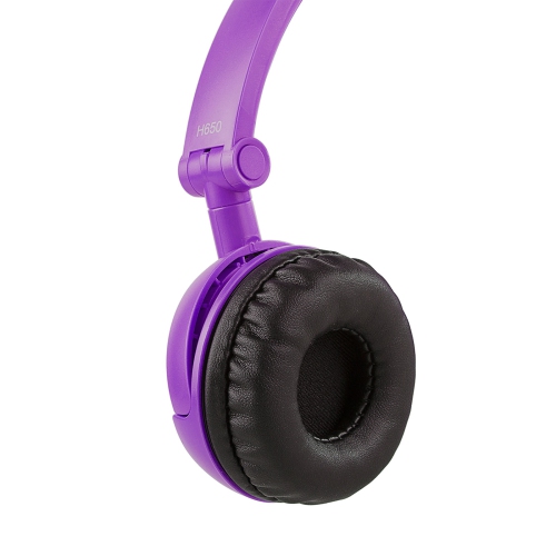 Casque d’écoute H650 d’Edifier - Écouteurs pliables et légers - Violet