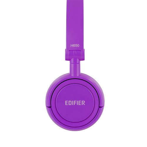 Casque d’écoute H650 d’Edifier - Écouteurs pliables et légers - Violet