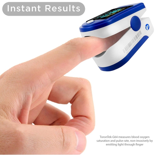 Pulse Oximeter- Finger tip with OLED rotating