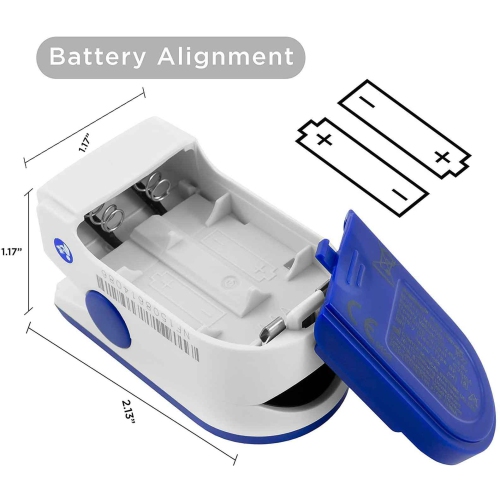 Pulse Oximeter- Finger tip with OLED rotating