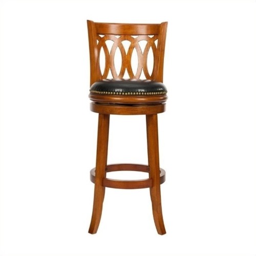 SAFAVIEH  Matthew Oak 29" Bar Stool In Light Brown