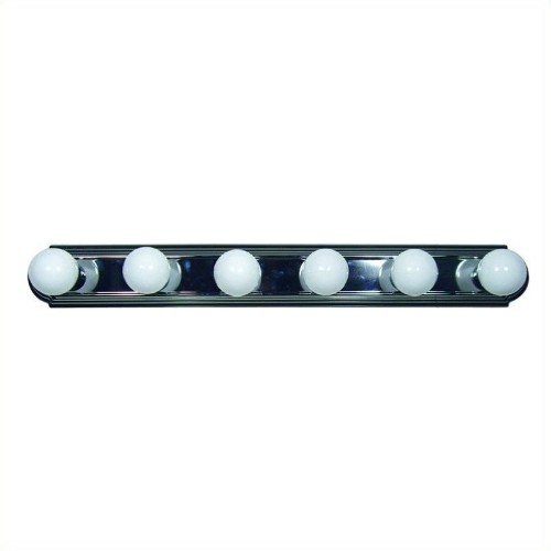 Yosemite Home Decor 6 Lights Vanity Lighting in Satin Nickel