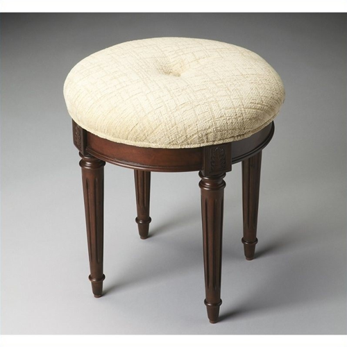 BUTLER SPECIALTY  Vanity Stool In Plantation Cherry