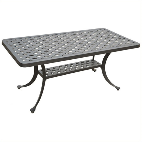 CROSLEY FURNITURE  Sedona Rectangular Cocktail Table In Charcoal Black