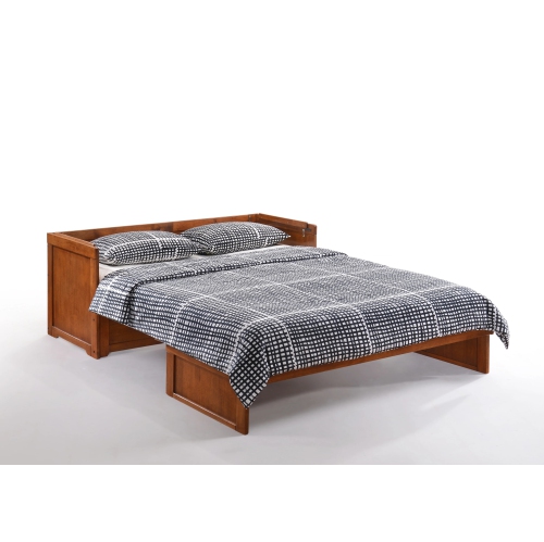 Night and Day Murphy Cube Cabinet Bed with Queen Size Gel Memory Foam Mattress