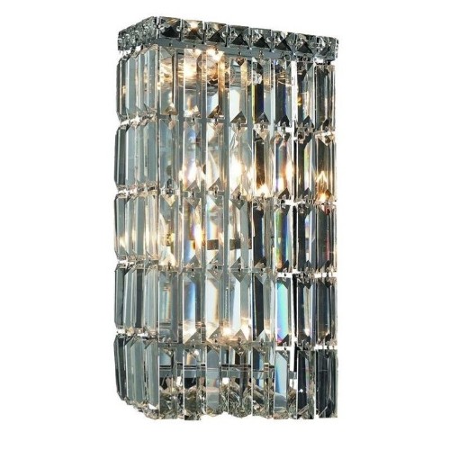 Elegant Lighting Maxime 16" 4 Light Royal Crystal Wall Sconce