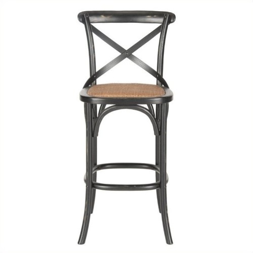 SAFAVIEH  Franklin Oak Wood Barstool In Hickory