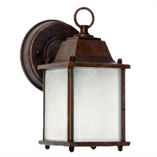 YOSEMITE HOME DECOR  Tara 1 Light Exterior Lights Wall Mount In In Brown