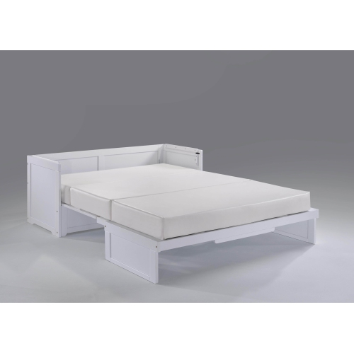 Night and Day Murphy Cube Cabinet Bed with Queen Size Gel Memory Foam Mattress