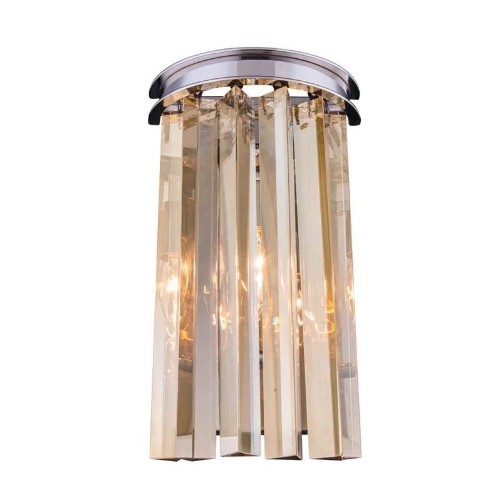 ELEGANT LIGHTING  Sydney 8" 2 Light Royal Crystal Wall Sconce