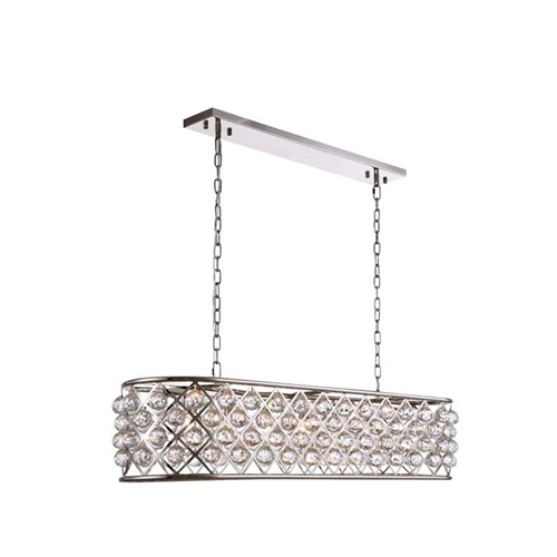 Elegant Lighting Madison 13" 7 Light Royal Crystal Pendant Lamp
