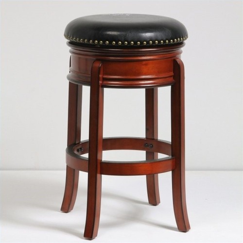 BORAAM  Bonded Leather Bar Stool Chair - Set Of 1