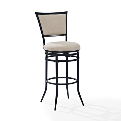 CROSLEY FURNITURE  Rachel Swivel Bar Stool In In Black