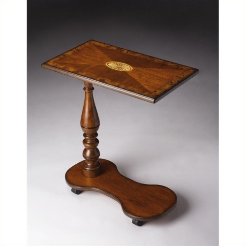 BUTLER SPECIALTY  Mobile Tray Table In Olive Ash Burl
