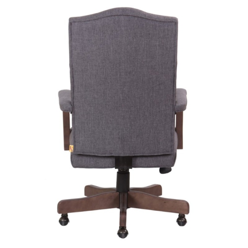 Boss Refined Rustic Executive Chair in Slate Gray Commercial Grade