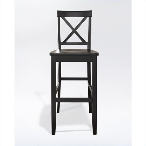CROSLEY FURNITURE  30" X-Back Bar Stool In (Set Of 2) In Black