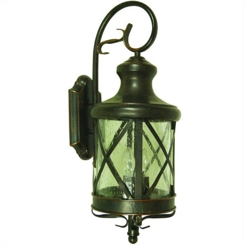 Yosemite Home Decor Lorenza 2 Lights Small Exterior Lights in Oil Rubbed Bronze