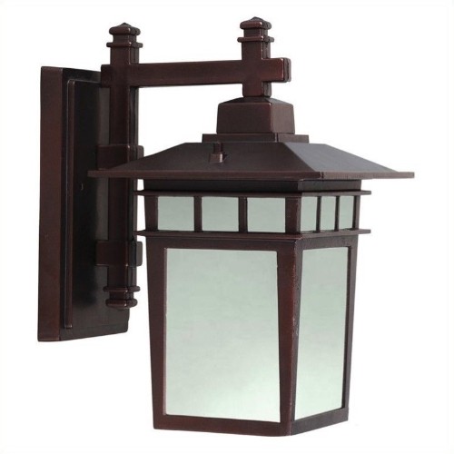 YOSEMITE HOME DECOR  Dante 1 Light Exterior Lights Wall Mount In Oil Rubbed Bronze