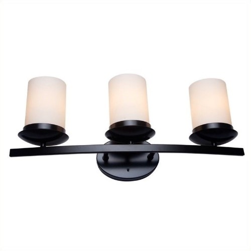 Yosemite Home Decor Columbia Rock 3 Lights Vanity Lights in Oil Rubbed Bronze