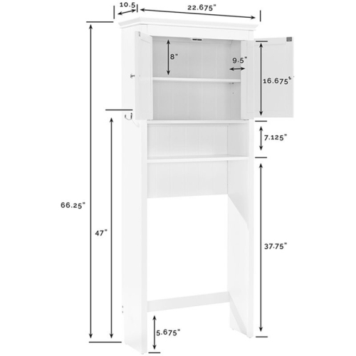 Crosley Lydia Contemporary Spacesaver in Espresso