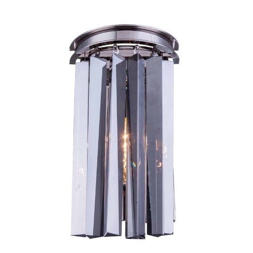 ELEGANT LIGHTING  Sydney 8" 2 Light Royal Crystal Wall Sconce