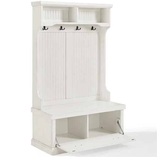 Crosley Seaside Hall Tree in White