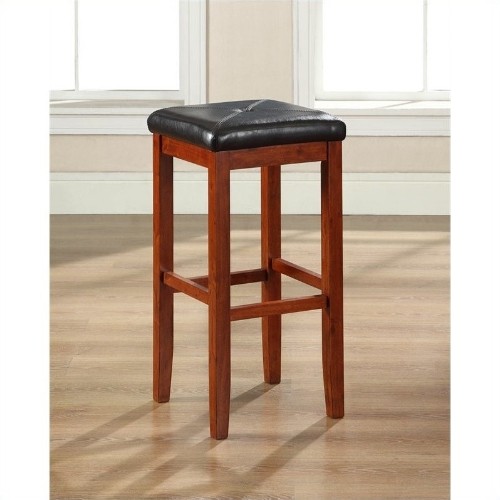 Crosley Furniture 29" Square Bar Stool in Mahogany
