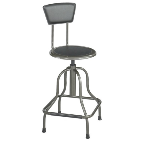 Safco Diesel Black High Base Diesel Industrial Stool