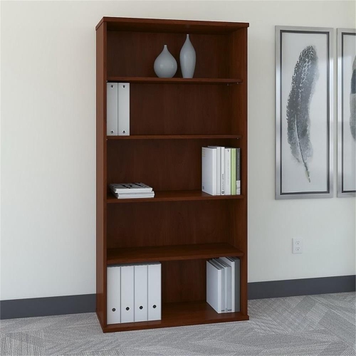 Series C 36W 5 Shelf Bookcase in Hansen Cherry - Engineered Wood