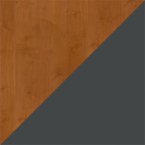 Series A 60W Office Desk in Natural Cherry and Slate - Engineered Wood