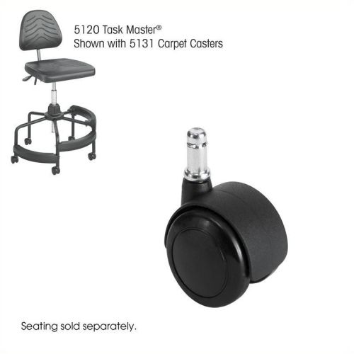 SAFCO  Task Master Carpet Casters - 2"
