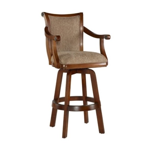 Powell Furniture Traditional Bar Stool Chair - Set of 1 - Cherry