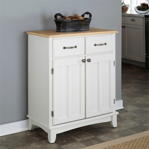 Homestyles Buffet of Buffets Wood Buffet in Off White