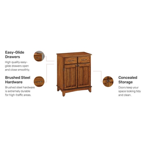 Homestyles Buffet of Buffets Wood Buffet in Brown