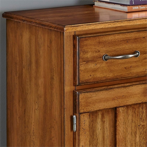 Homestyles Buffet of Buffets Wood Buffet in Brown