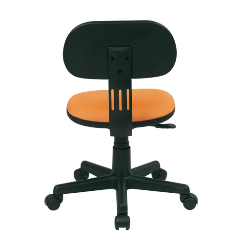 Office Star Student Task Office Chair in Orange Fabric