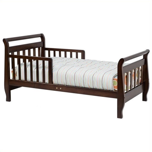 DA VINCI Davinci Sleigh Toddler Bed In Espresso Finish