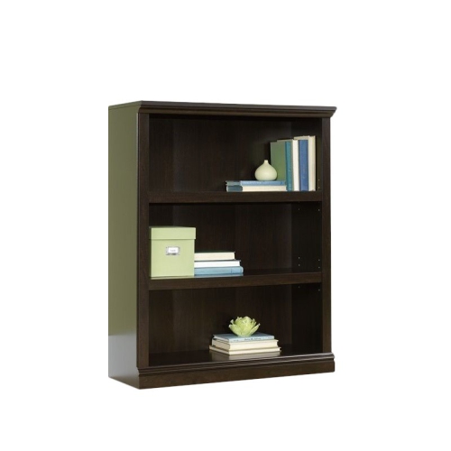 Sauder Select 3 Shelf Bookcase in Jamocha Wood