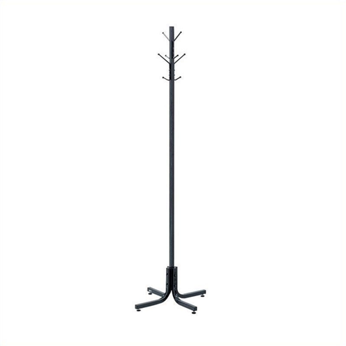 Image 1 of 1.. Safco Black Standing Coat Rack