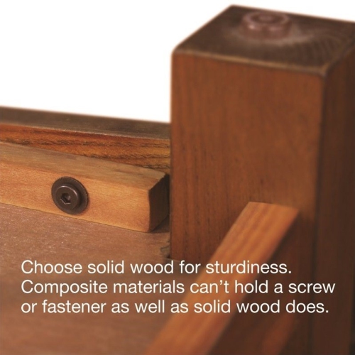 Leick Furniture Mission Oak Chairside Table with Storage Drawer and Shelf