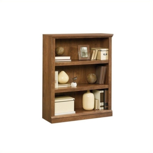 Sauder Select 3 Shelf Bookcase in Oiled Oak