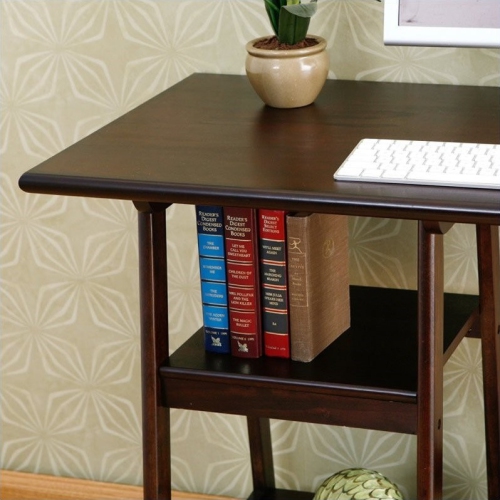 SEI Furniture Gavin Desk in Espresso