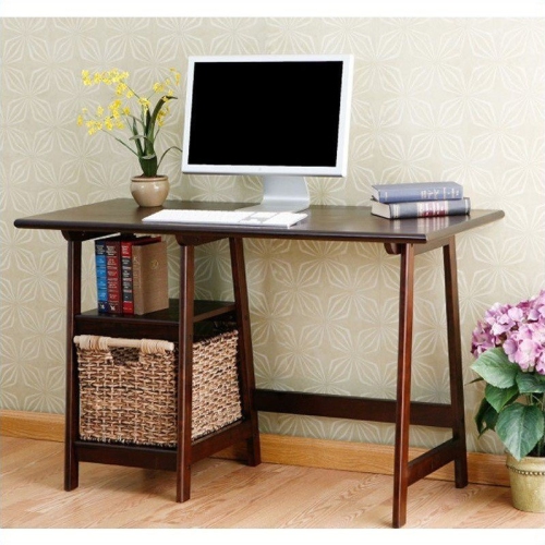 SEI Furniture Gavin Desk in Espresso